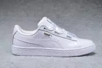 baskets a lacets femmes casual puma blanc